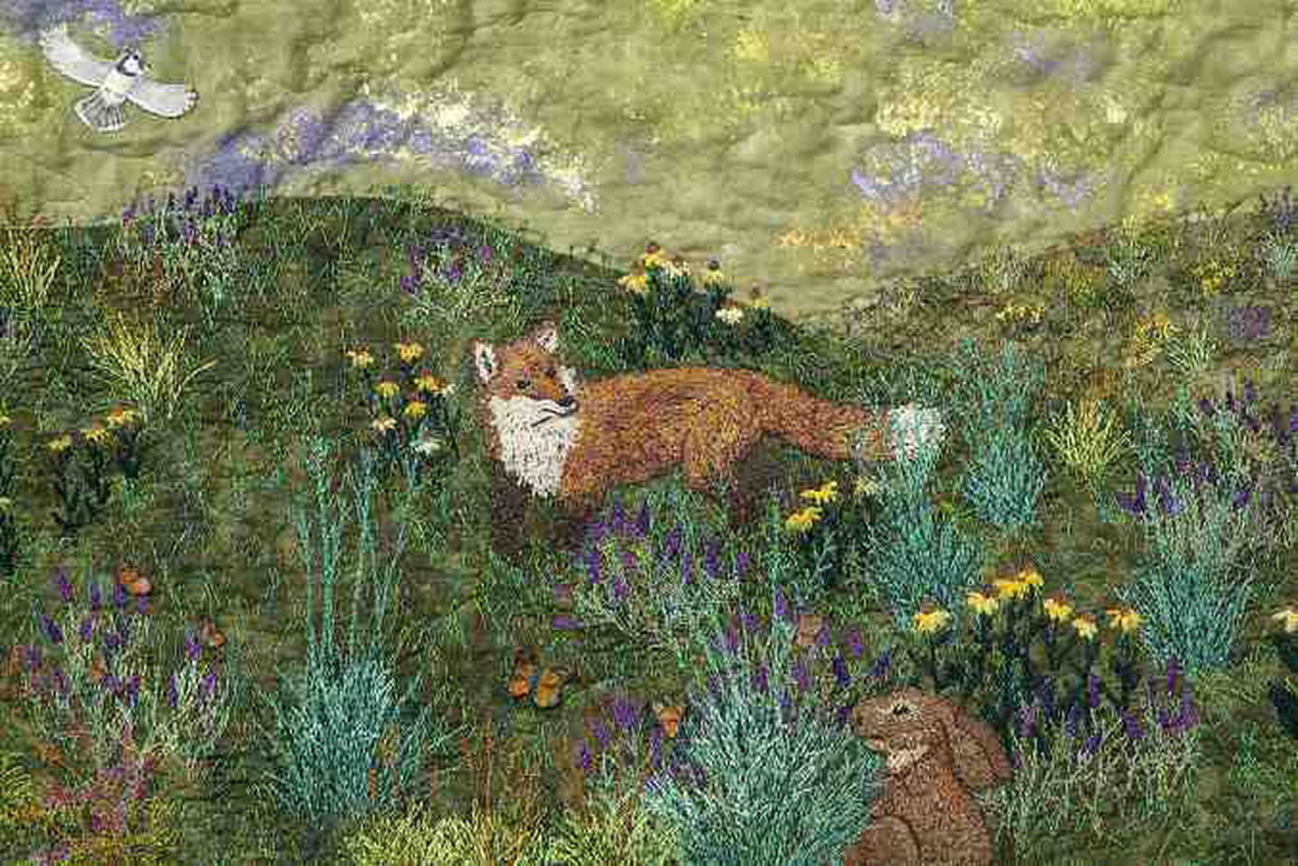 Prairie Roots - fox detail